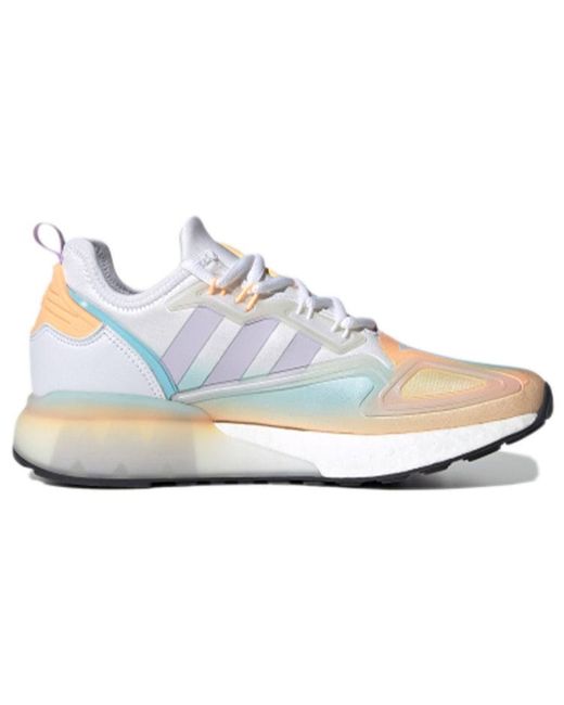 Adidas White (Wmns) Zx 2K Boost 'Space Race'