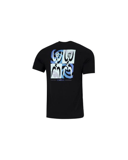 Nike Black Logo Printing Casual Short Sleeve T-Shirt for men