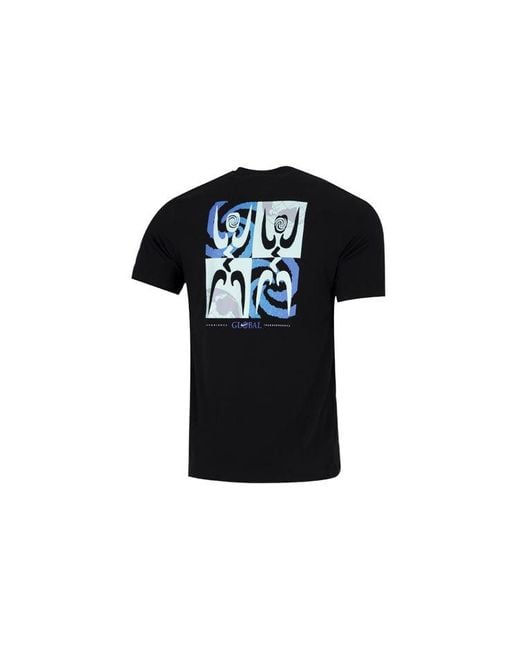 Nike Black Logo Printing Casual Short Sleeve T-Shirt for men