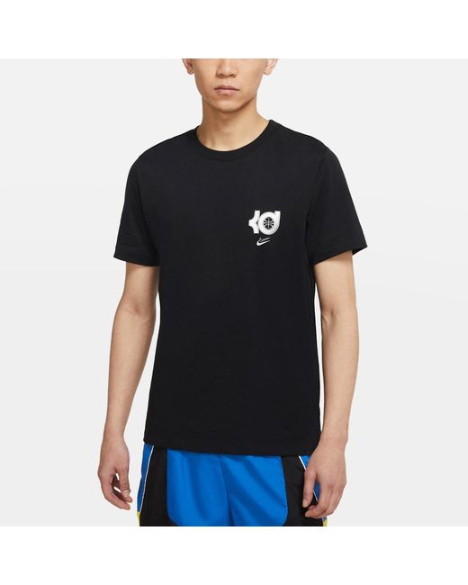 Nike Black As Nk Dry Kd Ssnl Logo Tee for men