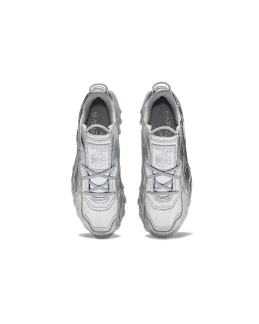 Reebok Gray (Wmns) Cardi B X Classic Leather Metallic Pewter'