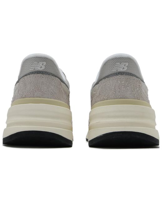 New Balance White 997 'Moonbeam' for men
