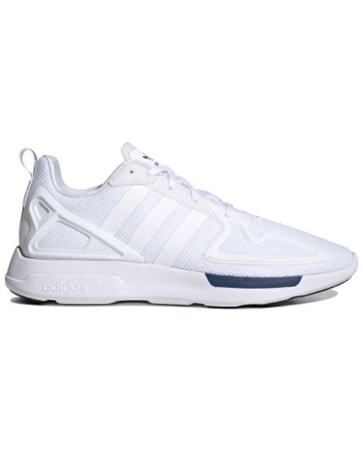 Adidas White Zx 2K Flux Tech' for men