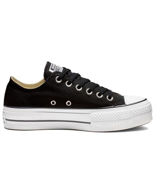 Converse Black (Wmns) Chuck Taylor All Star Lift Platform Canvas Ox
