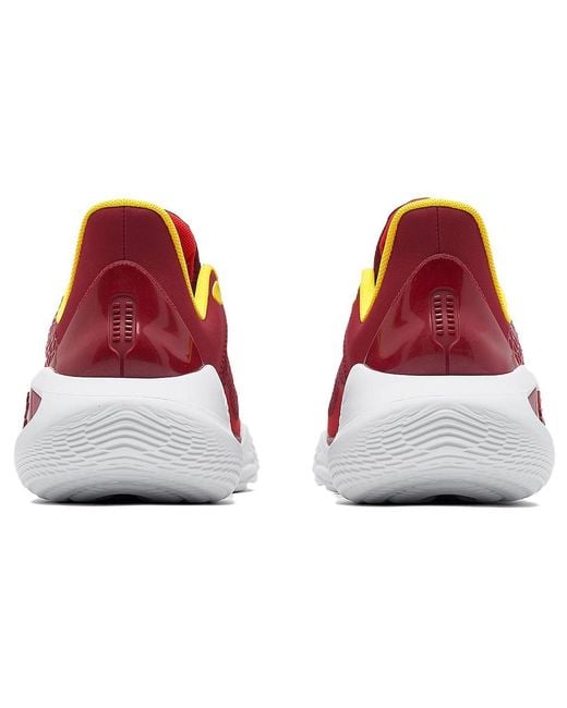 Under Armour Red Bruce Lee X Curry 11 'Fire' for men