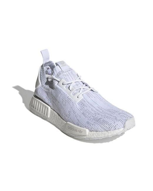 Adidas White Nmd_R1 Primeknit 'Cloud' for men