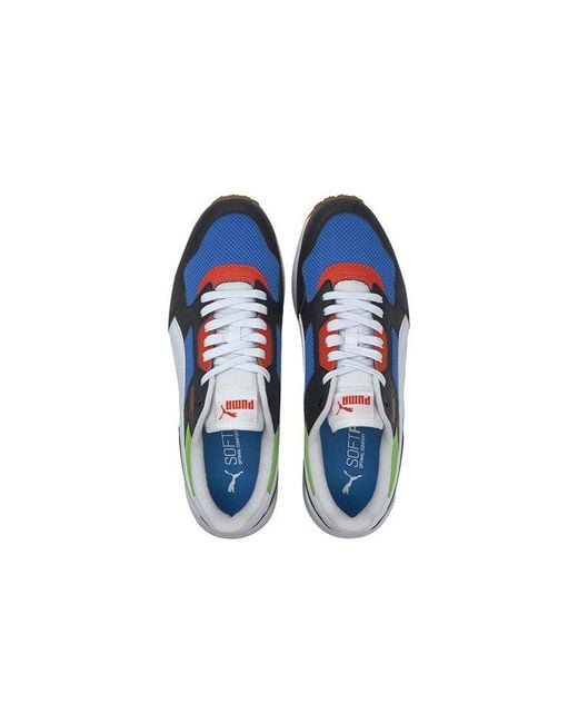PUMA Blue R78 Futr Low-Top Running Shoes for men