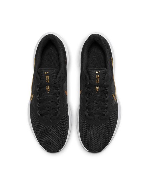 Nike Black Downshifter 11 Metallic' for men