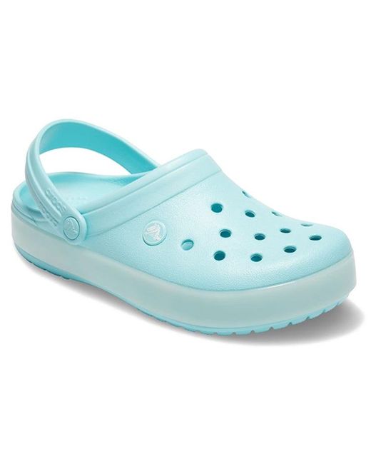 CROCSTM Blue Classic Clog Translucent Beach Ice Sandals for men