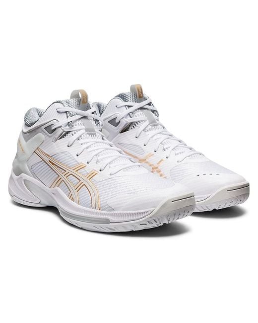 Asics White Gel Burst 24 Wide for men