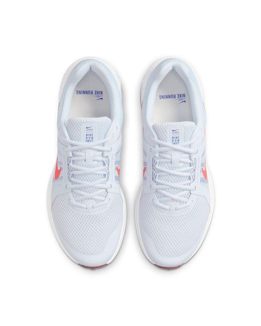 Nike White Run Swift 2 'Light Crimson' for men