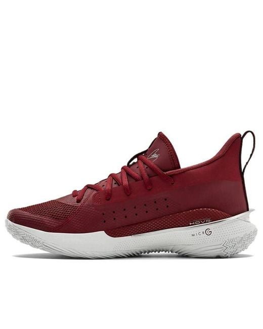Under Armour Red Curry 7 Team 'Cardinal' for men
