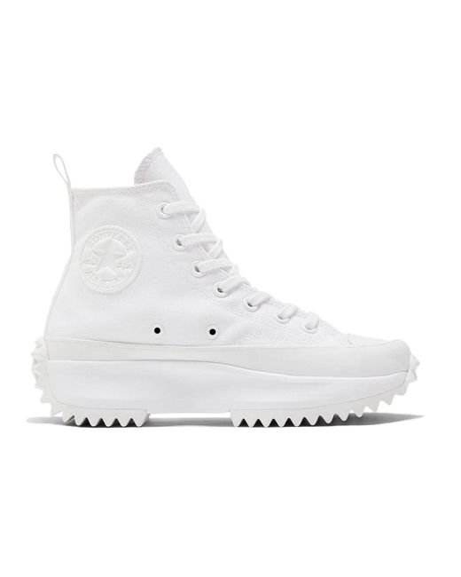 Converse White Run Star Hike High 'Triple' for men