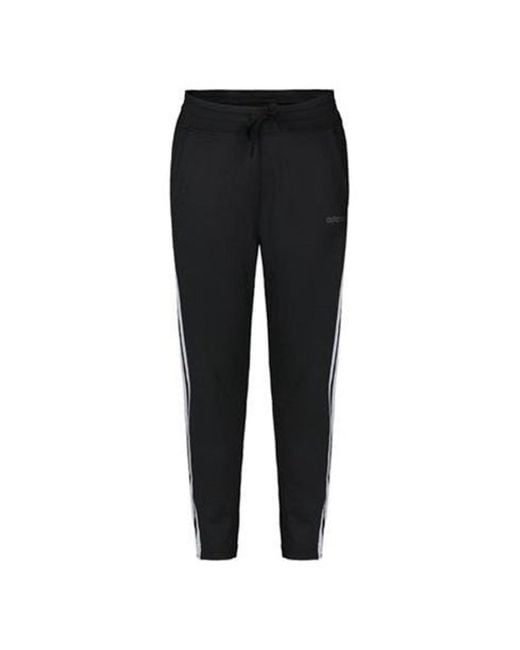Adidas Black (Wmns) Essentials Design 2 Move 3-Stripes Pants