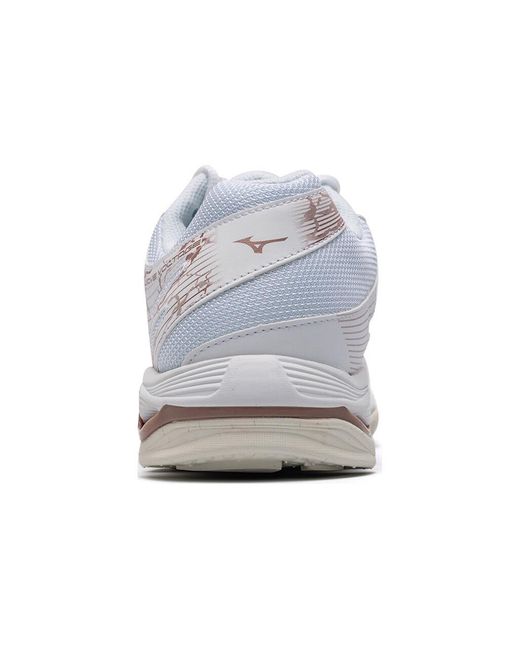 Mizuno White (Wmns) Wave Voltage Rose'