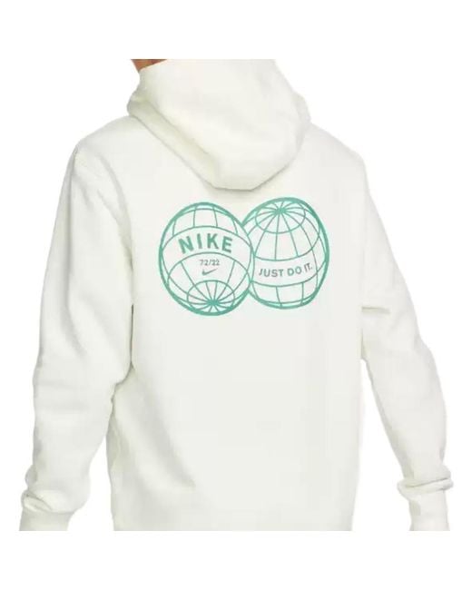 Nike White Cny Chinese New Year's Edition Logo Printing Knit Fleece for men