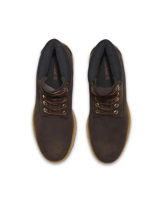 Timberland Brown Premium 6 Inch Waterproof Boots 'Dark Nubuck' for men