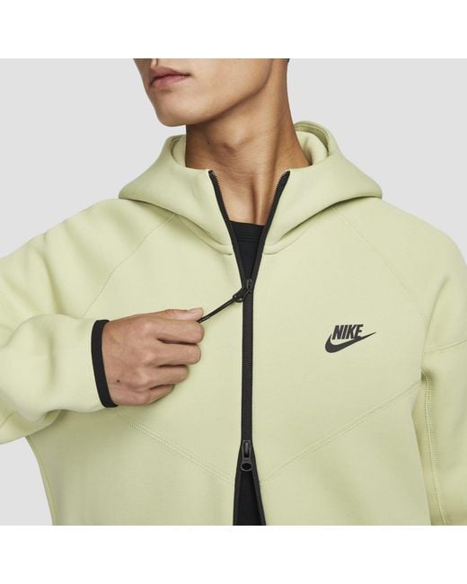 Nike Green Tech Fleece Full-Zip Windrunner Hooded Jacket Asia Sizing for men