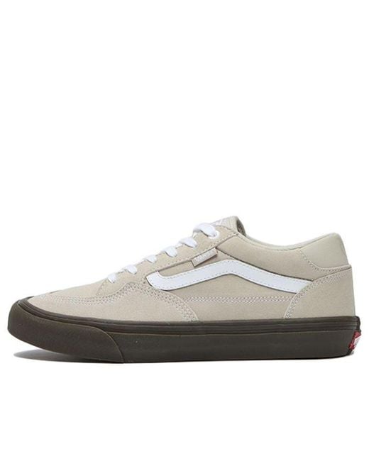 Vans White Rowan Pro 'Oatmeal Gum' for men