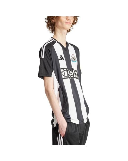 Adidas Black Newcastle United Fc 24/25 Home Football Jersey Asia Sizing for men
