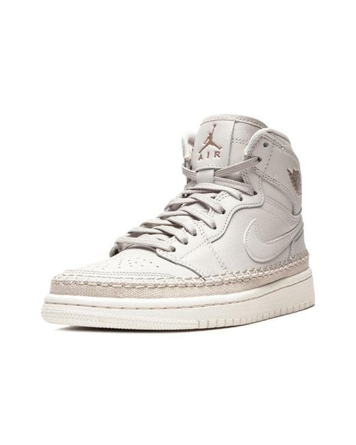 Nike White (Wmns) 1 Retro High Premium 'Desert Sand'