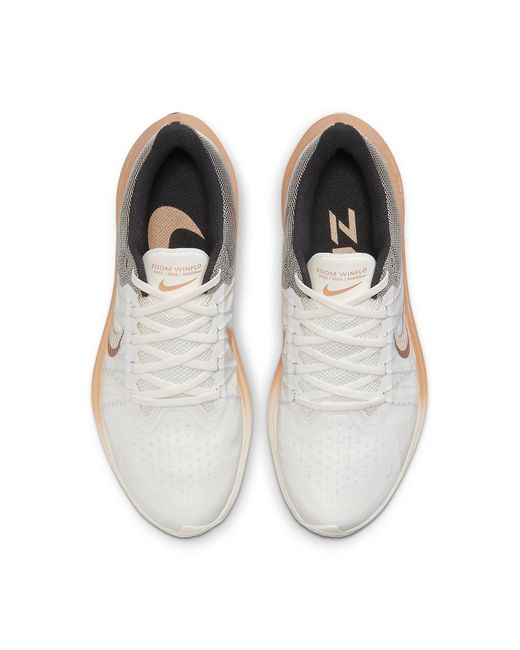 Nike White (Wmns) Air Zoom Winflo 8 Premium 'Sail Metallic Copper Coin'