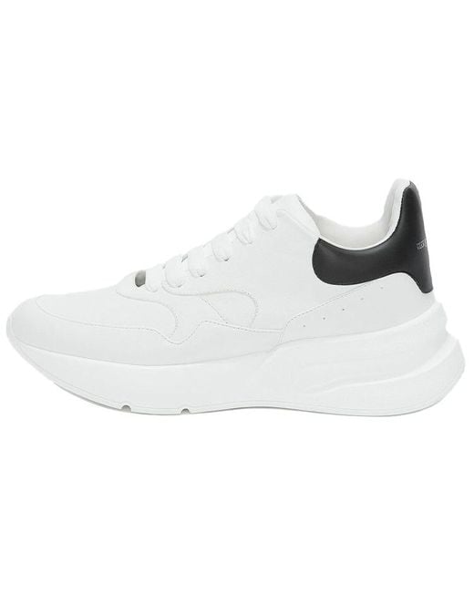McQueen White Oversized Runner for men