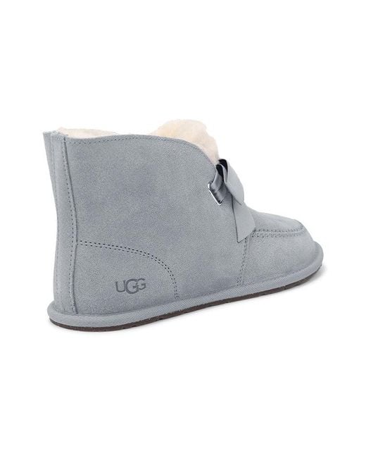Ugg Gray (Wmns) Kallen Lace Lacing Mid Tops Fleece Lined