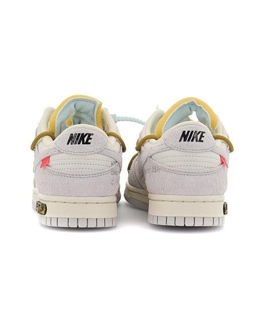 Nike White X Off- Dunk Low 'Lot 37 Of 50' for men