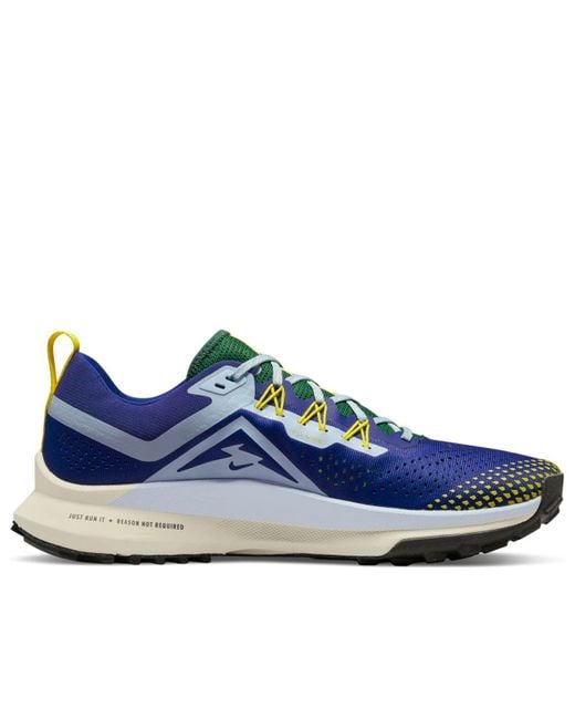 Nike Blue React Pegasus Trail 4 'Deep Royal' for men