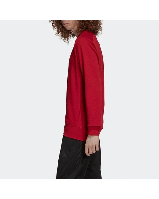 Adidas Red Arsenal Soccer/Football Casual Sports Round Neck Pullover for men