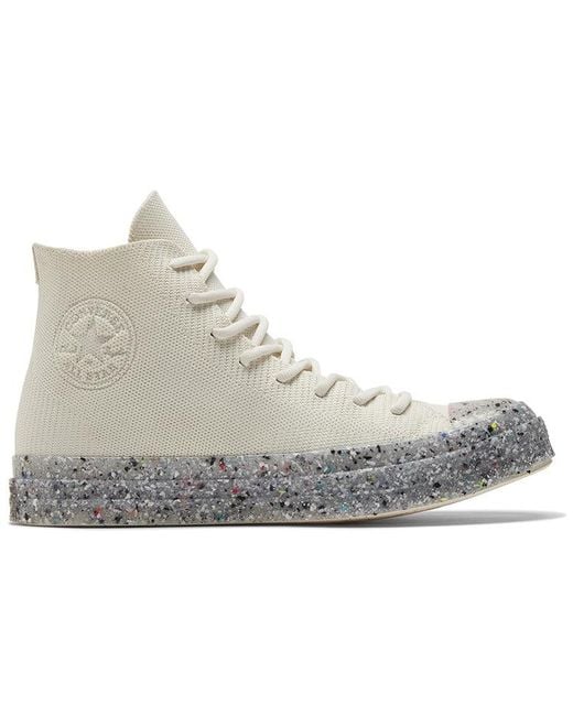 Converse White Renew Chuck 70 Knit High 'Egret' for men