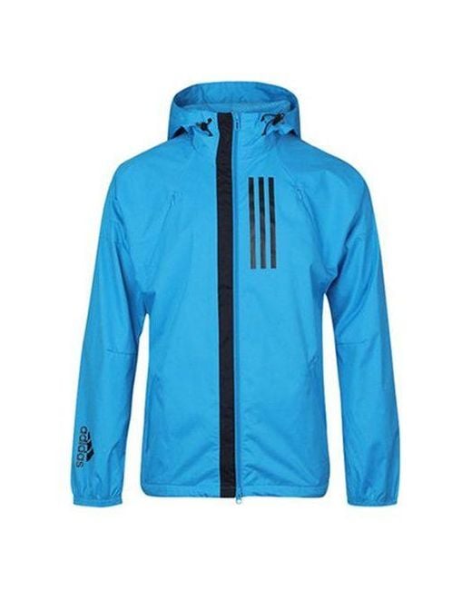 Adidas Blue W.N.D. Sports Stylish Woven Jacket for men
