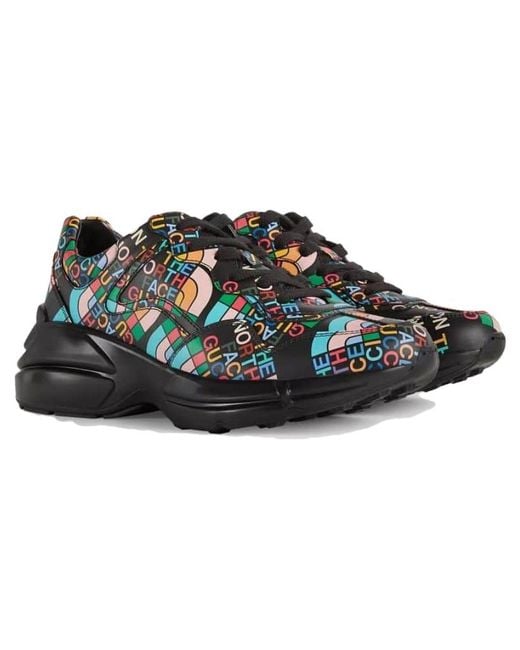 Gucci Black (Wmns) Rhyton The North Face'