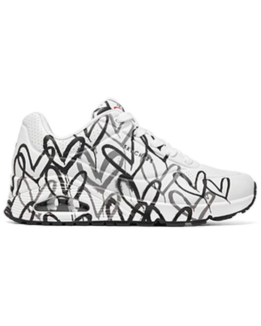 Skechers White (Wmns) Uno-Spread The Lovewbgy X James Goldcrown