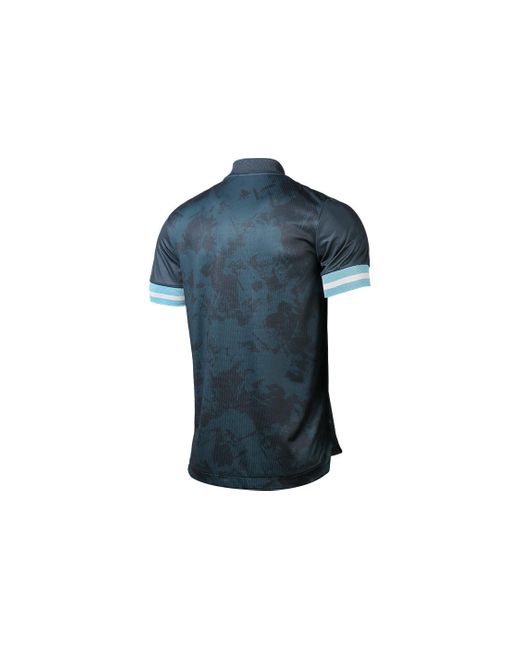 Adidas Blue Au Player Edition Argentina Away Breathable Short Sleeve Soccer/Football Jersey for men