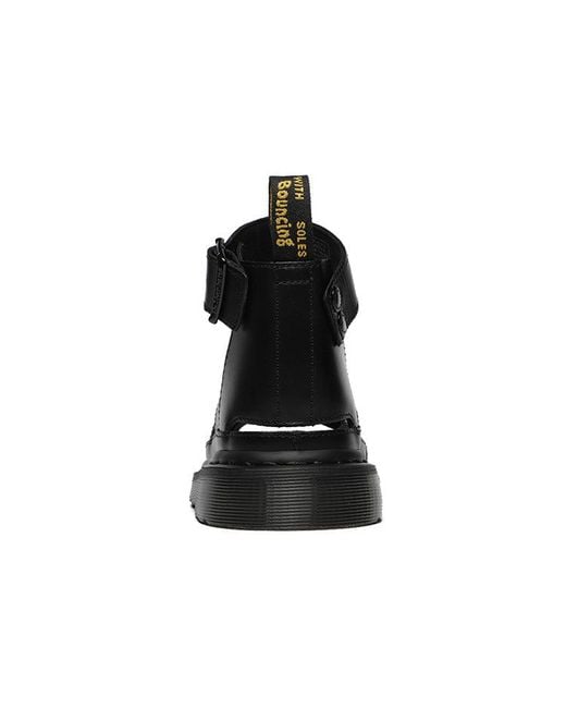 Dr. Martens Black (Wmns) Vintage Platform Hollowed Sandal