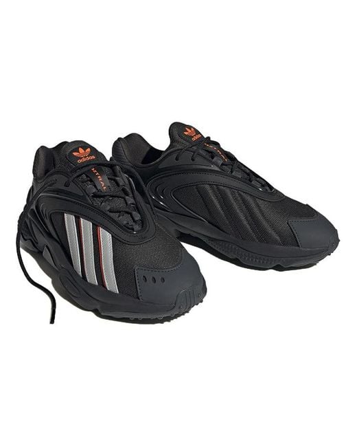 Adidas Black Originals Oztral Shoes 'Core Solar' for men