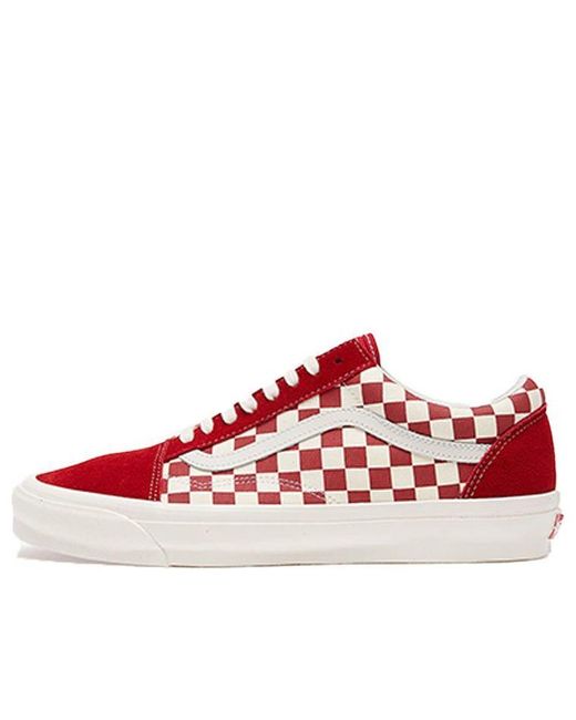Vans Red Og Old Skool Lx 'Chili Pepper' for men