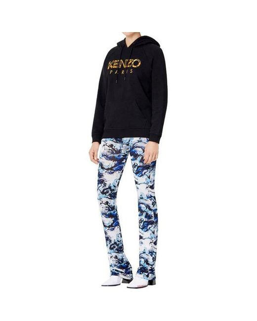KENZO Blue (Wmns) Logo Pattern Cotton