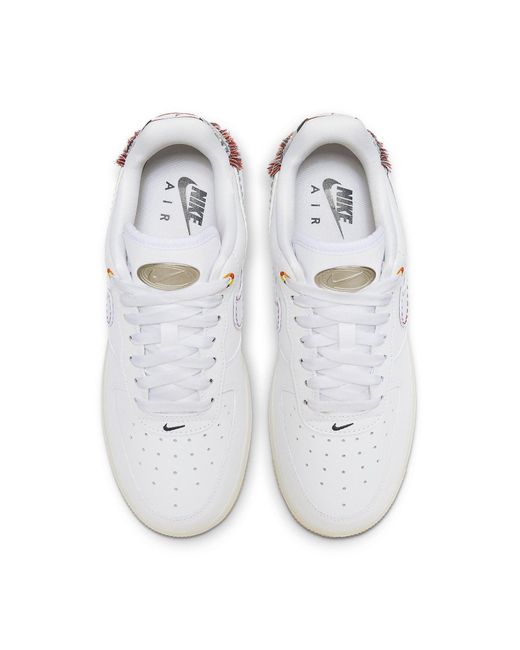 Nike White (Wmns) Air Force 1 Low Multi Patch'