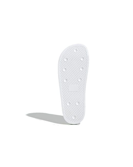 Adidas Blue X Raf Simons Samba Adilette Slides 'Trompe L'Oeil' for men
