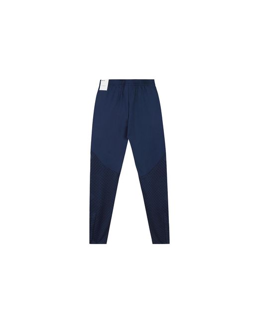 Nike Blue Solid Color Logo Soccer/Football Sports Pants/Trousers/Joggers Paris Saint-Germain Autumn for men