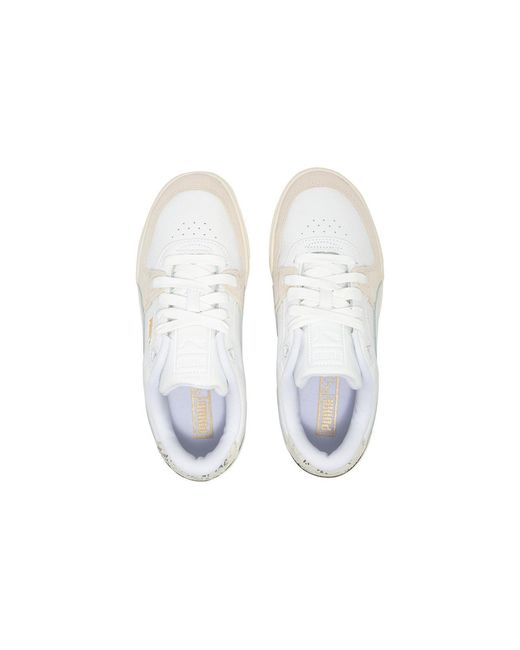 PUMA White Ca Pro Lux Snake Cream' for men