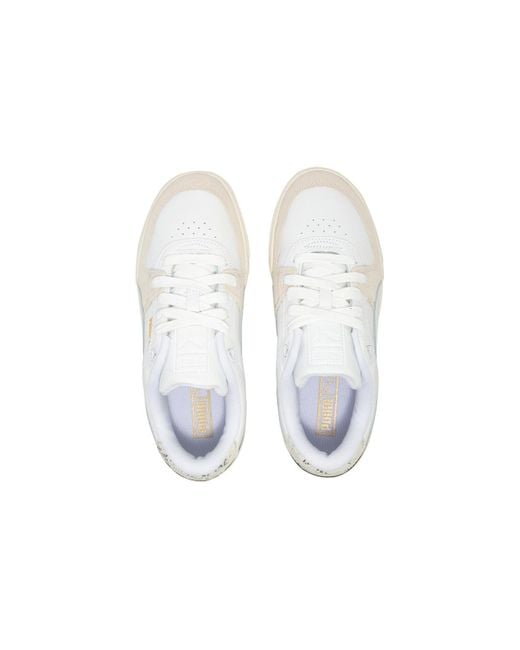 PUMA White Ca Pro Lux Snake Cream' for men
