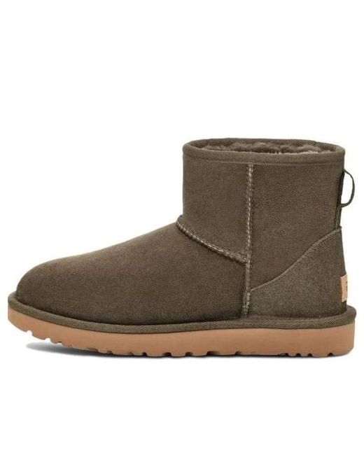 Ugg Brown (Wmns) Classic Mini Ii Boot 'Moss'