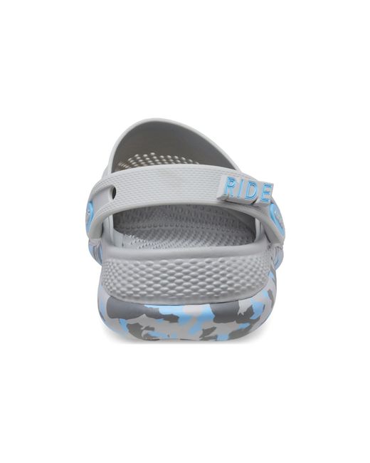 CROCSTM Blue Literide 360 Marbled Clogs 'Light Oxygen'