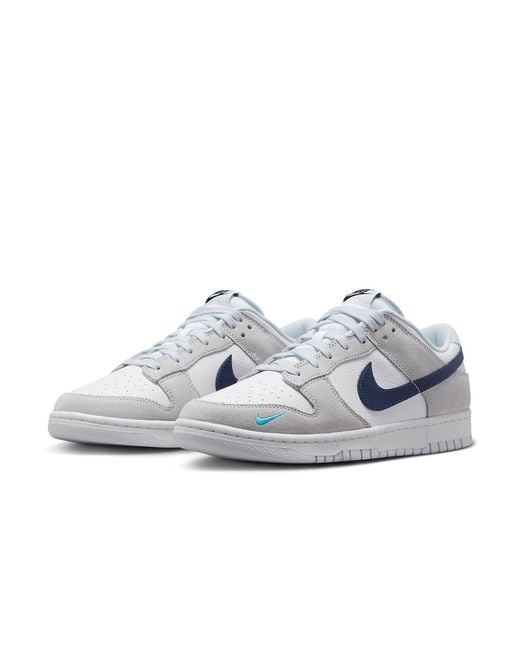 Nike Blue Dunk Low Shoes for men