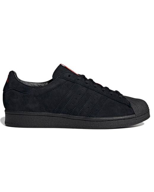 Adidas Blue Thrasher X Superstar Adv Scarlet' for men