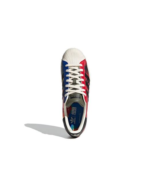 Adidas Red Originals Superstar Shoes for men